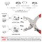 100 Sets Metal Snaps Buttons with Fastener Pliers Press Tool Kit Perfect for DIY Crafts Clothes Hats and Sewing, Snap Button Fasteners Kit for Clothing Sewing (9.5mm / 400 PCS)